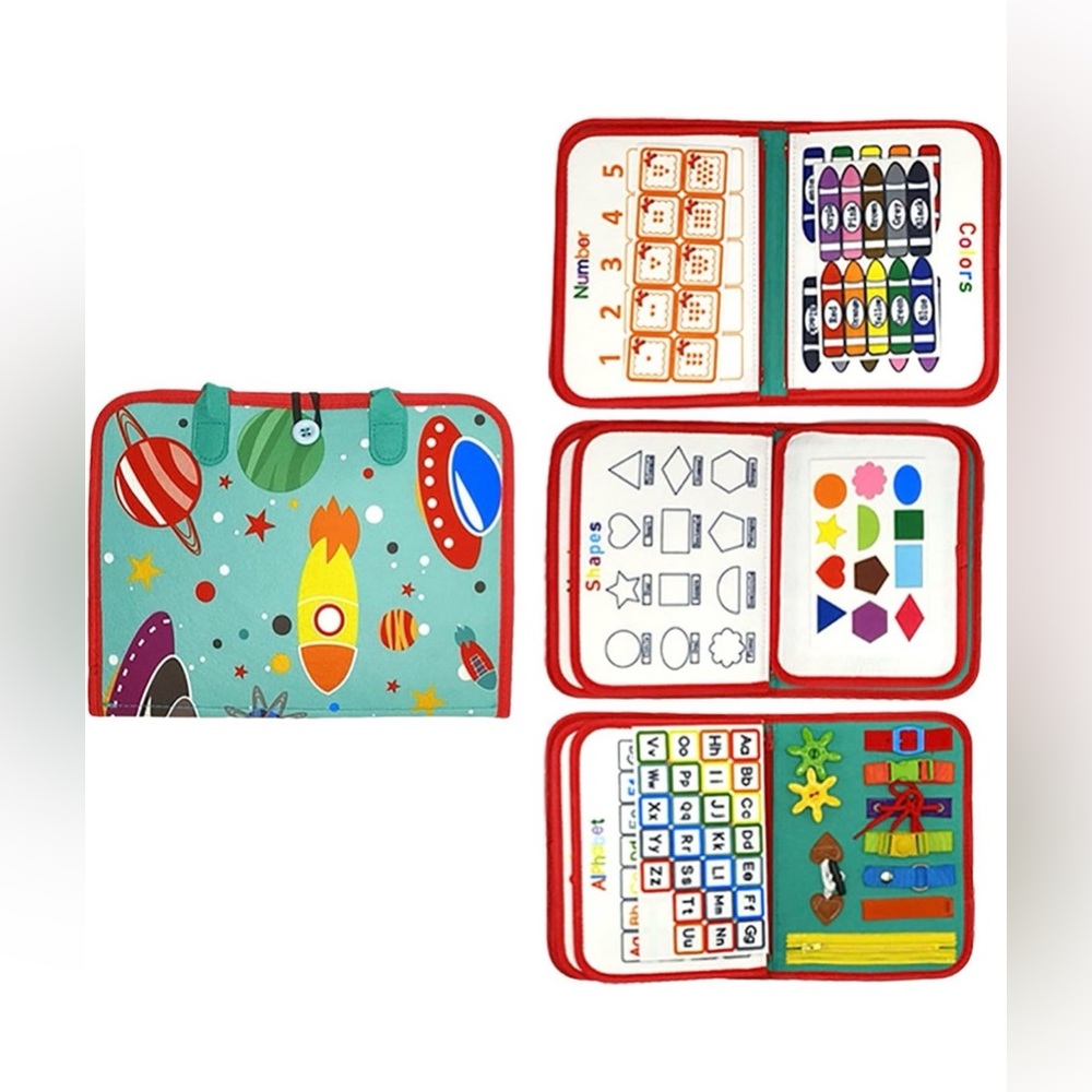 Kids Montessori Busy Board Outer Space ⭐️GERMAN⭐️ Brand New
